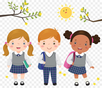 Student School uniform Child - Children wear uniforms vector 