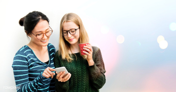 Students using a phone | Free stock psd mockup - 578979 Students using a phone | Free stock psd mockup - 578979