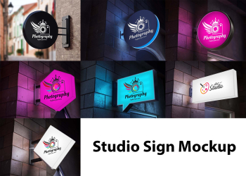 Studio Sign Mockup
