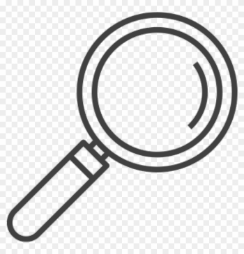 Study Online At Flinders University - White Magnify Glass Icon Png