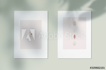 Styled botanical design poster Styled botanical design poster