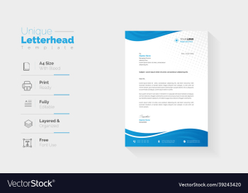 stylish business letterhead templates for print