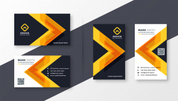 Stylish company business card design Free Vector Stylish company business card design Free Vector