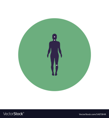 Stylish icon in color circle symptoms of vector image Stylish icon in color circle symptoms of vector image
