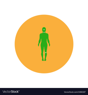 Stylish icon in color circle symptoms of vector image Stylish icon in color circle symptoms of vector image