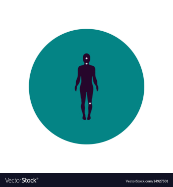 Stylish icon in color circle symptoms of vector image Stylish icon in color circle symptoms of vector image