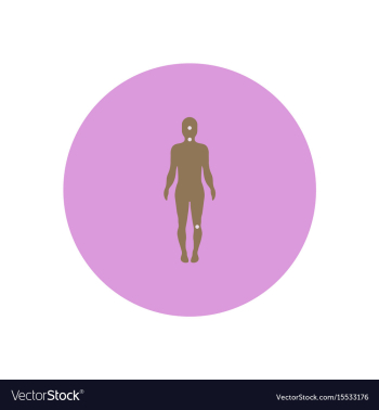 Stylish icon in color circle symptoms of vector image Stylish icon in color circle symptoms of vector image
