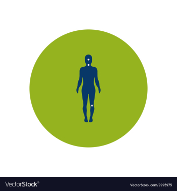 Stylish icon in color circle symptoms of vector image Stylish icon in color circle symptoms of vector image