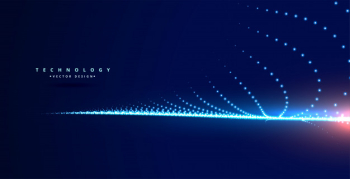 Stylish technology blue background with particles Free Vector Stylish technology blue background with particles Free Vector