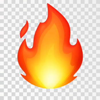 Stylized Flame Icon Stylized Flame Icon