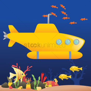 Submarine underwater Submarine underwater