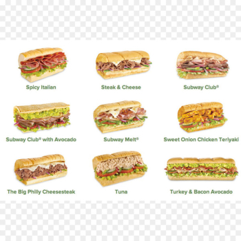Subway Breakfast sandwich Fast food Menu - Menu 