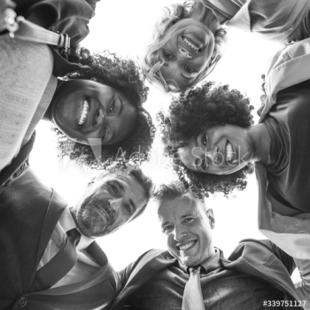 Successful and happy business team Successful and happy business team