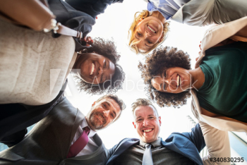 Successful and happy business team Successful and happy business team