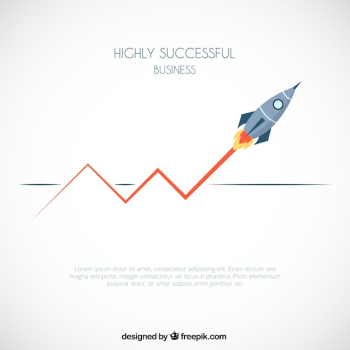 Successful business infographic Successful business infographic