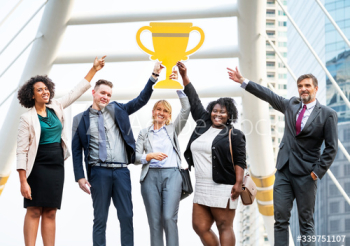 Successful business people in the city Successful business people in the city