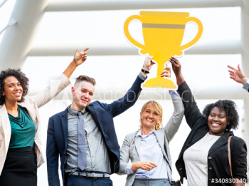 Successful business people in the city Successful business people in the city