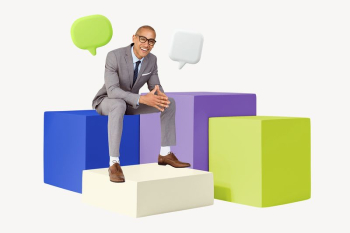 Successful CEO sitting on podium, | Free Photo - rawpixel Successful CEO sitting on podium, | Free Photo - rawpixel