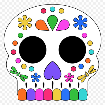 Sugar Skull Mask Day of the Dead Calavera Sugar Skull Mask - mask 