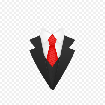 Suit Necktie Black tie Bow tie - Creative black suit design vector material 