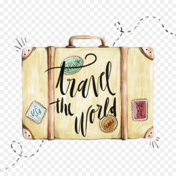 Suitcase Travel Baggage Trunk - Vector watercolor luggage Suitcase Travel Baggage Trunk - Vector watercolor luggage