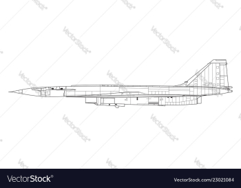 Sukhoi t-100 vector image