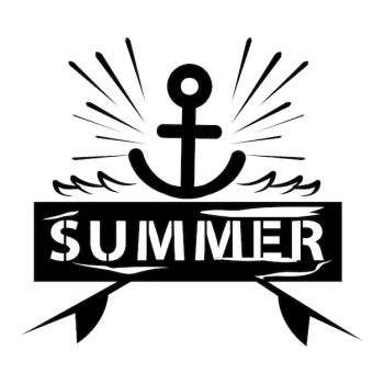 Summer and holiday typography illustration Summer and holiday typography illustration