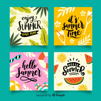 Summer cards Summer cards