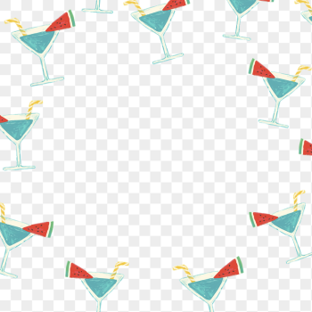 Summer drinks png frame, doodle | Free PNG - rawpixel