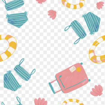 Summer holiday png frame, doodle | Free PNG - rawpixel