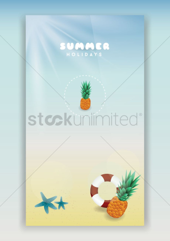 Summer holidays poster Summer holidays poster