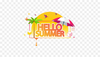 Summer Illustration - Hello summer Summer Illustration - Hello summer