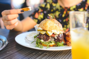 Summer juicy beef burger Summer juicy beef burger