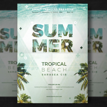 Summer party flyer Summer party flyer