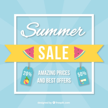 Summer sale background Summer sale background