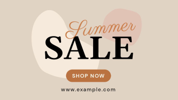 Summer sale banner template, shopping | Free PSD Template - rawpixel