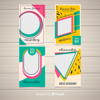 Summer sale instagram stories template Summer sale instagram stories template