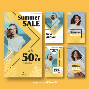 Summer sale instagram stories templates Summer sale instagram stories templates