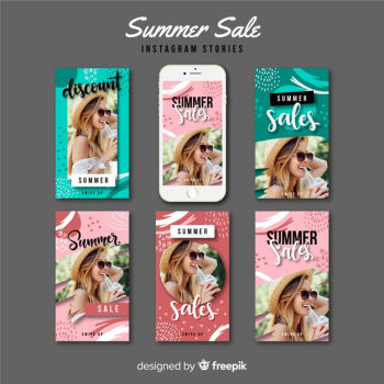 Summer Sale Instagram Stories Templates | Download now free vectors on Freepik