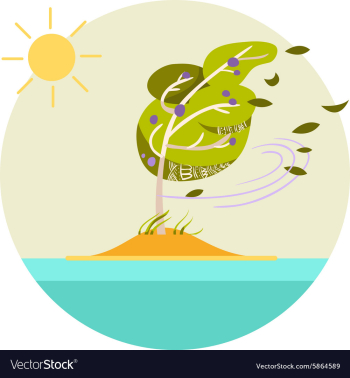 Summer Storm vector image