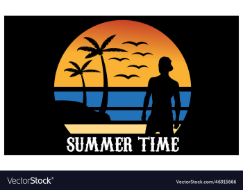summer time t-shirt design summer time t-shirt design