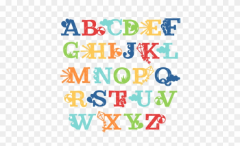 Summer Uppercase Alphabet Svg Scrapbook Cut File Cute - Summer Alphabet