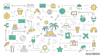 Summer vacation concept Summer vacation concept