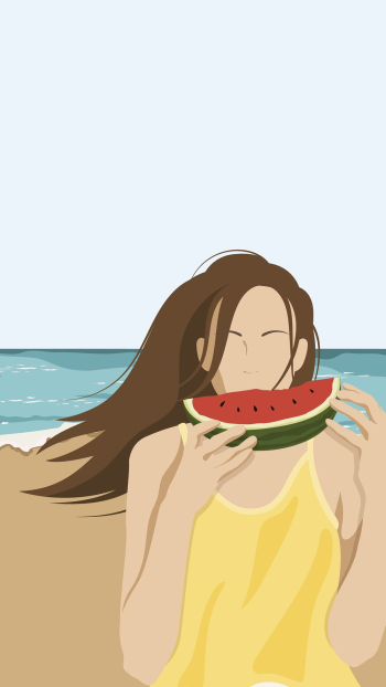 Summer vacation phone wallpaper, aesthetic | Free Photo Illustration - rawpixel Summer vacation phone wallpaper, aesthetic | Free Photo Illustration - rawpixel