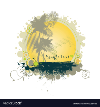 Summer vector image Summer vector image