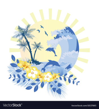 Summer vector image Summer vector image