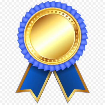 Summit Award Venturing Icon - Blue Award Rosette PNG Clipar Image 