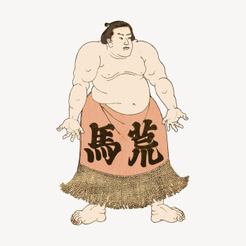 Sumo man clipart, sports illustration | Free Vector Illustration - rawpixel Sumo man clipart, sports illustration | Free Vector Illustration - rawpixel