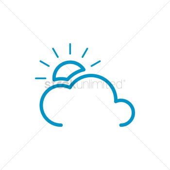 Sun behind cloud Sun behind cloud