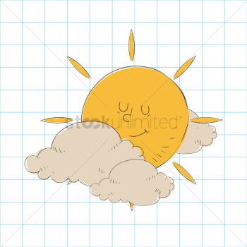 Sun behind cloud Sun behind cloud